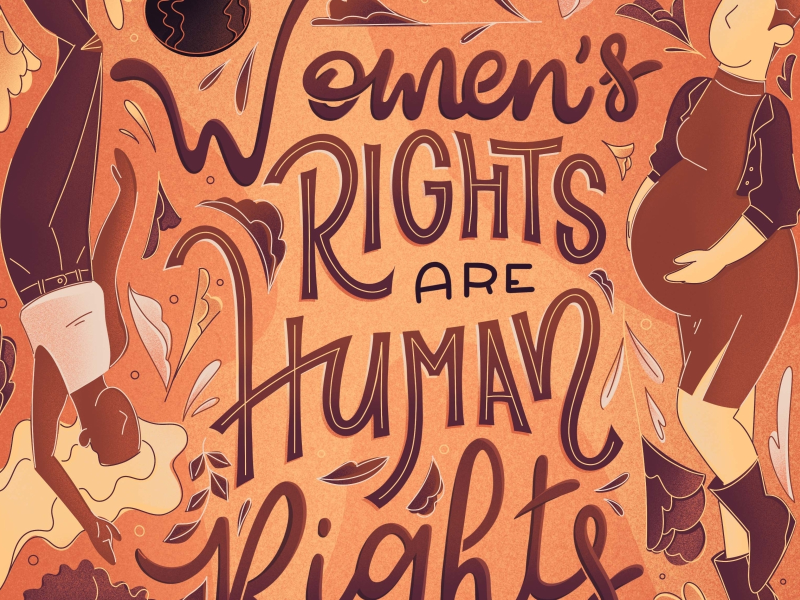 Women's Rights are Human Rights Project by Lorena Giostri on Dribbble