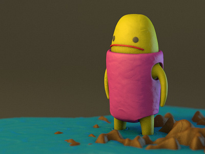 Clay Character c4d character cinema4d clay plasticine playdoh toyart