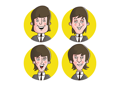 The Beatles design digital illustration digitalart illustration illustrator music thebeatles vector vectorart