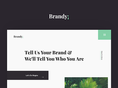 Brandy¡ Agency Landing Page