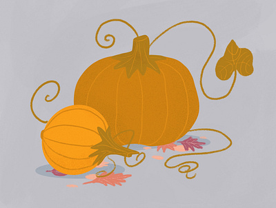 Pumpkins autumn digital illustration drawing fall hand drawn illustration october procreate pumpkin pumpkins september texture