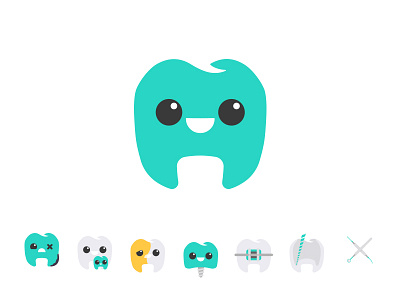 Happy tooth - Dentist Logo & Icon pack