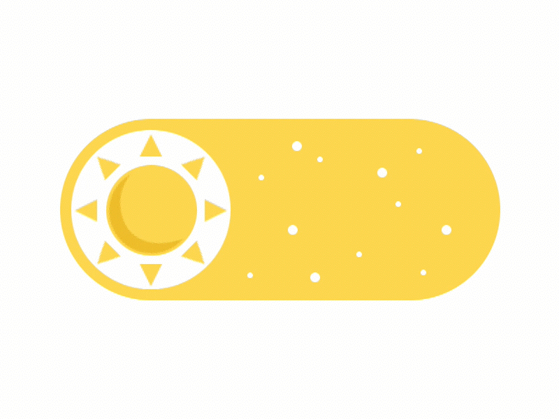 Daily Toggle 1: Sun-Moon animation design flat illustration principle principleapp sketch sketchapp vector