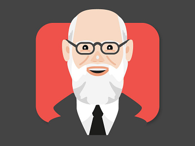 David Letterman comic illustration letterman man portrait