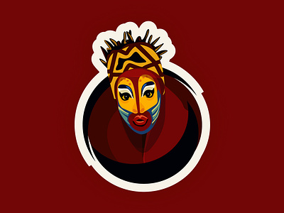 Rafiki - Lion King 2d character design disney illustration illustrator musical portrait sticker vector