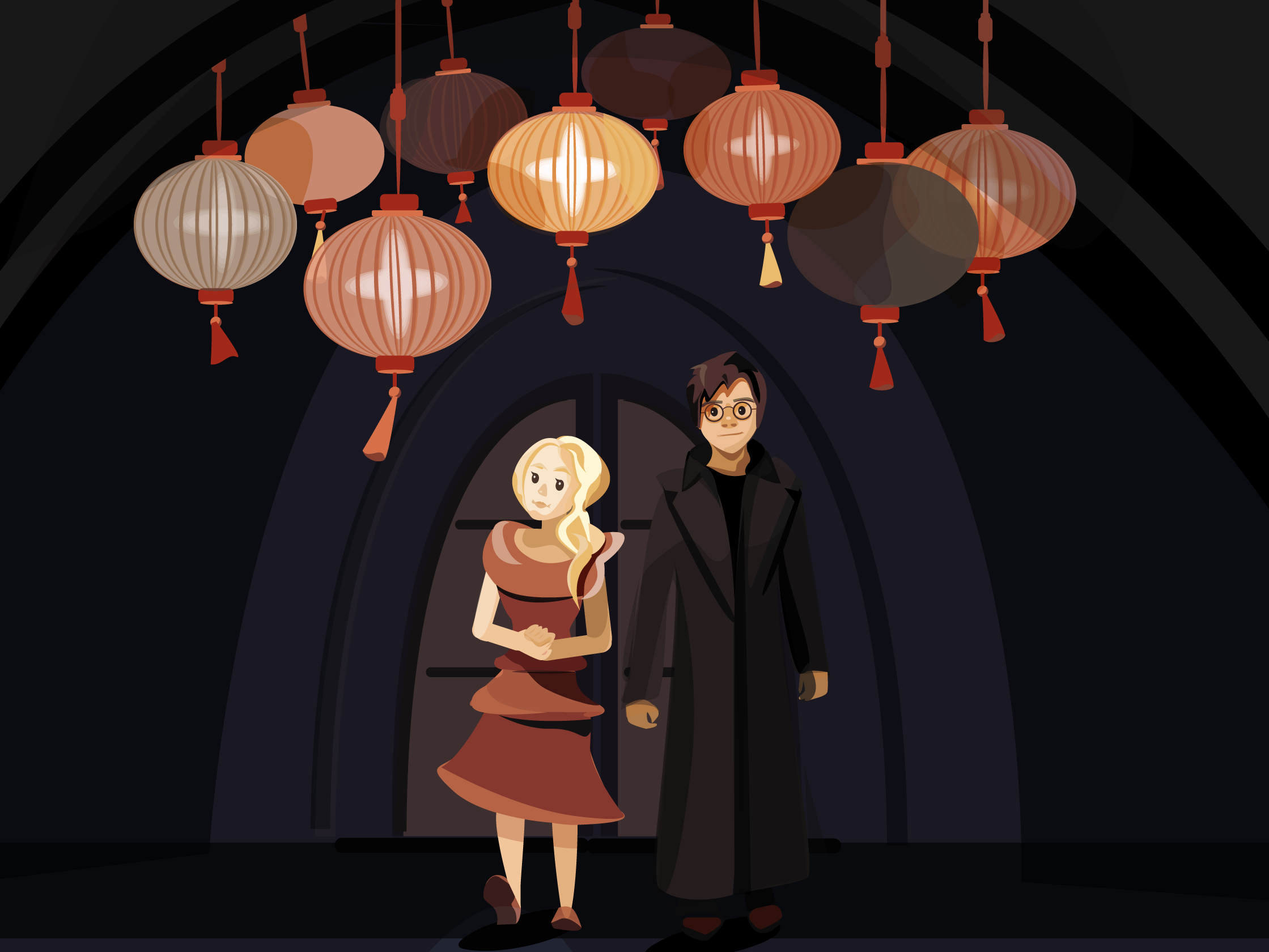 Harry Potter And Luna Lovegood By Sarah Klara Wald On Dribbble