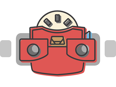 Viewmaster free icon design 80s free freebie gadget game icon icons logo retro svg vector viewmaster