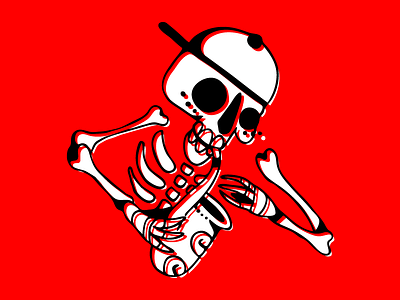 Mojiganga! cap hardcore logo music musician punk rock saxo saxophone ska skeleton skull
