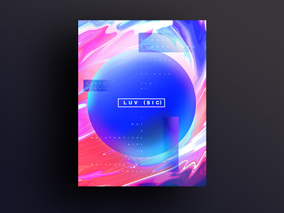 Gradient Poster/from Luv Sic Part 6 Album Cover