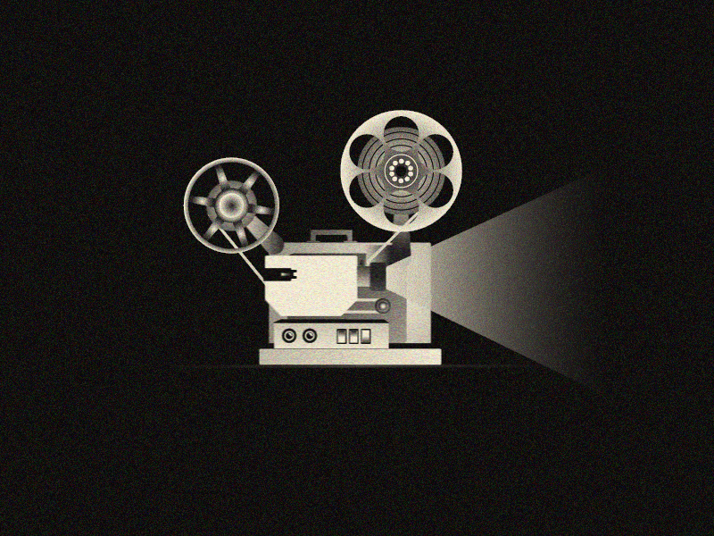 Reel Projector animation company gif illustration production projector reel video