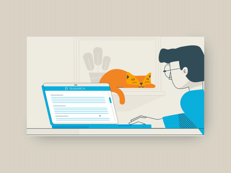 Project - Atoka atoka cat design explainer illustration laptop character marketing sales studiotale video