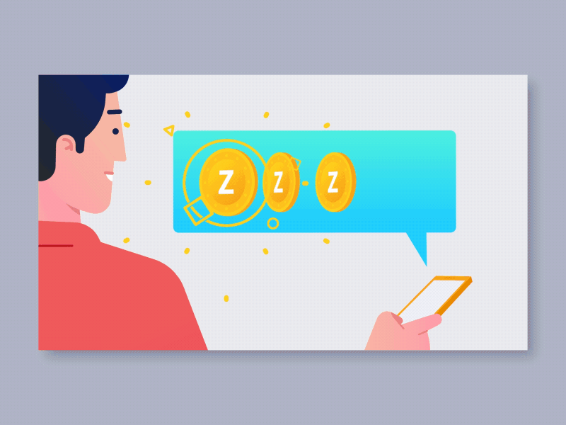 Project - Zaggle animated block chain design explainer gif illustration payments platform studiotale video zaggle