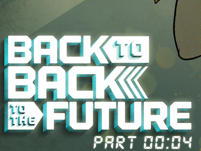 Back To Back To The Future Title Design