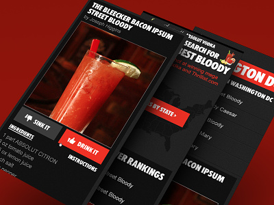 Thrillist's Search for America's Best Bloody campaign dark marketing mobile responsive thrillist web