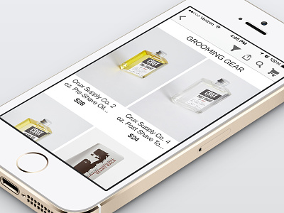 JackThreads Universal iOS App app ecommerce grooming ios ios7 iphone jackthreads menswear sales