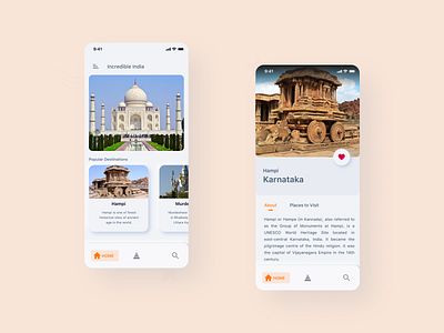 Travel App UI
