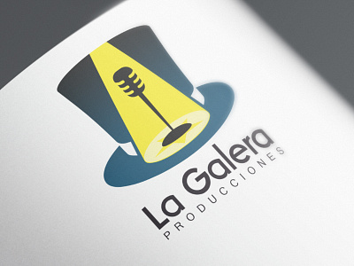 La Galera agency comedy hat logo production shapes showcase simple theatre top tophat