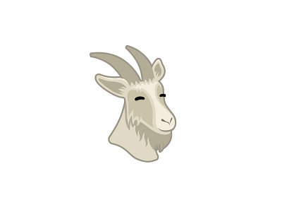 [For Sale] Goat Logo face goat icon illustration logo mark outsourcing venezuela