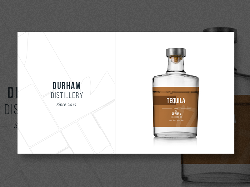 Durham Distillery Exploration Tequila by Darcy Clarke on Dribbble
