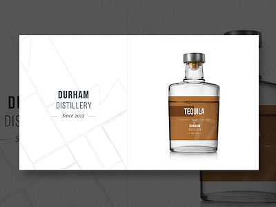 Durham Distillery - Exploration - Tequila alcohol bottle brand design exploration logo tequila