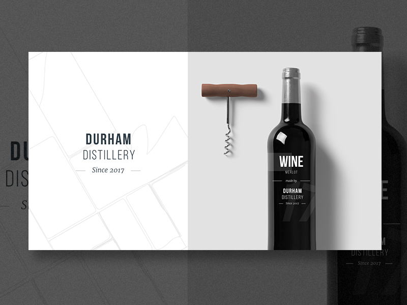 Durham Distillery Exploration Wine by Darcy Clarke on Dribbble
