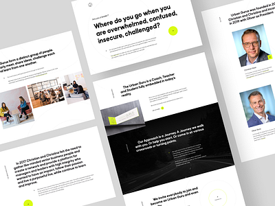 Urban Gurus design minimal site ui web