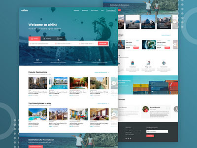 Tour & Travel Website Home Page Design cab car design flight flight booking homepage design hotel hotel booking property taxi traveling ui ui ux design uidesign webdesign website