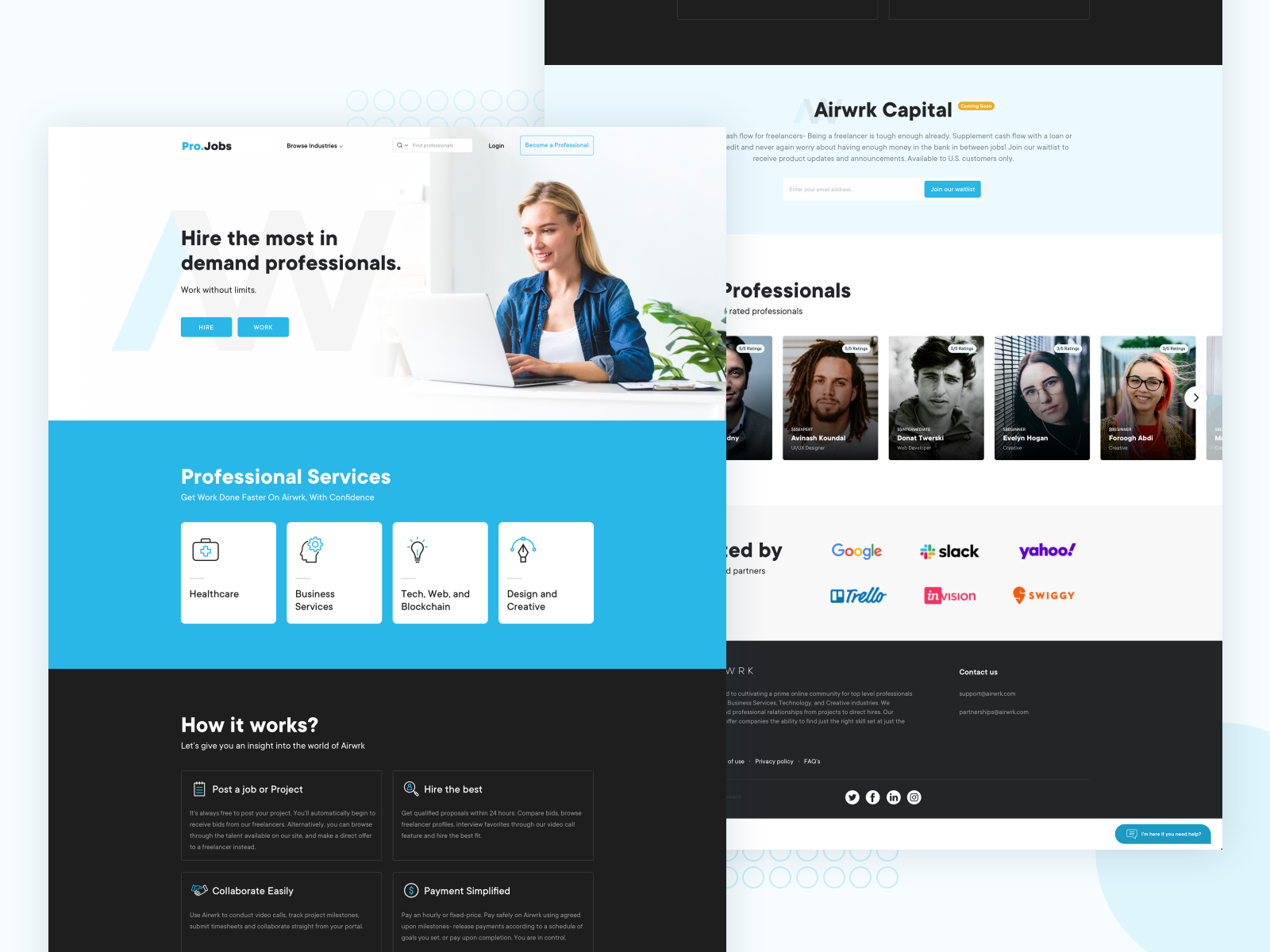 Web Home Page Design For Hire Professional By Avinash Koundal On Hire Professional By Avinash Koundal