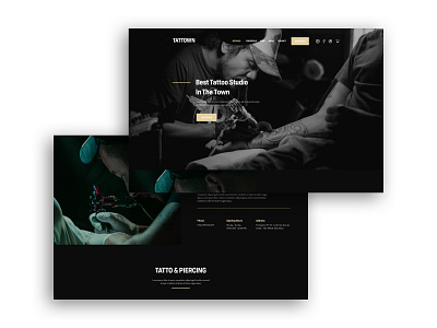 Tattoo Studio | UI UX Designer design ui uiux uiuxdesign ux web webdesign webdevelopment website