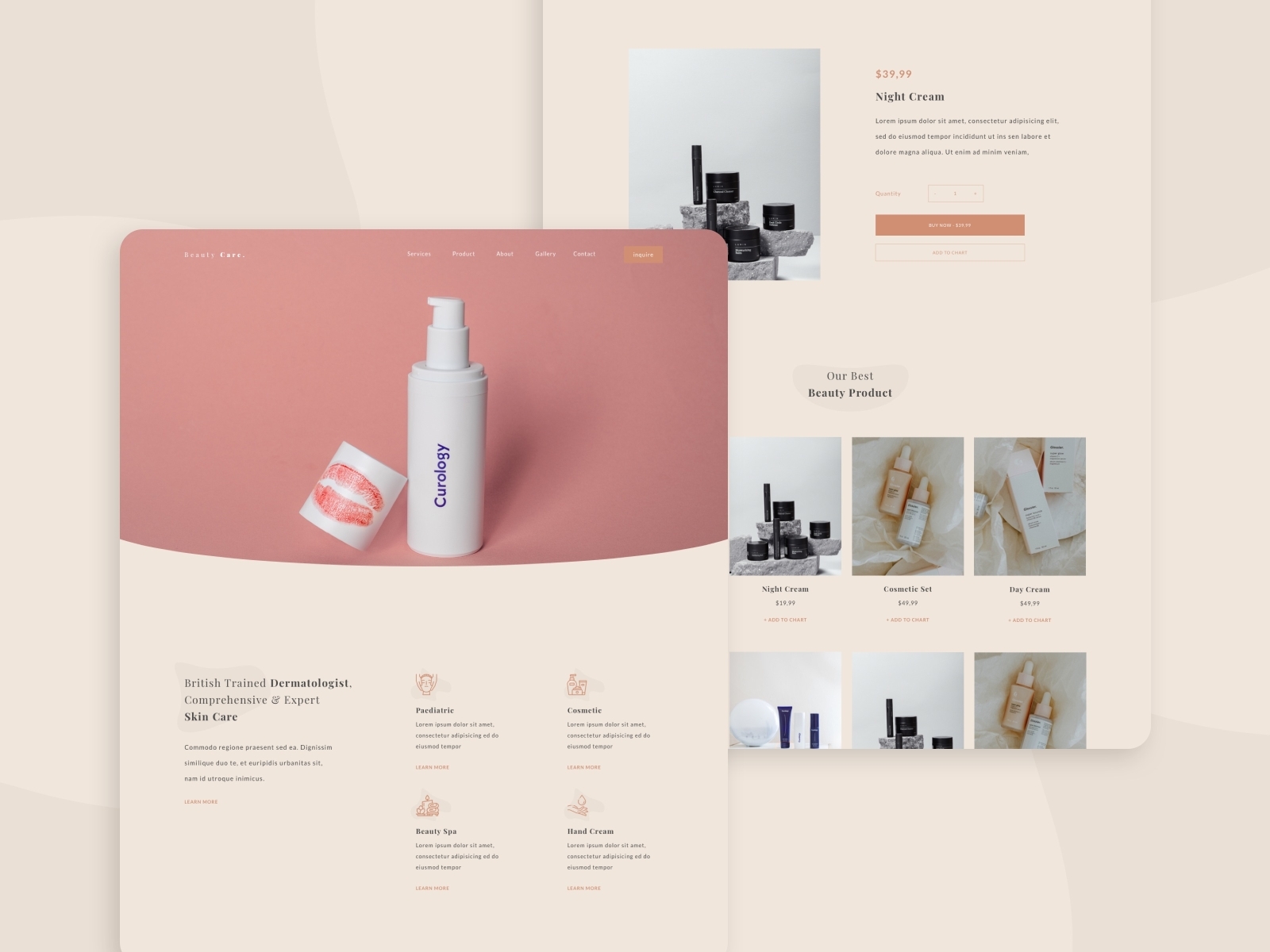 Beauty Clinic | Website Concept by Azis Maliek® on Dribbble