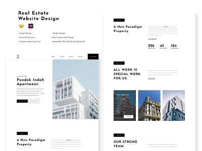 Real Estate | Website Design design typography ui uiux uiuxdesign ux web webdesign webdevelopment website