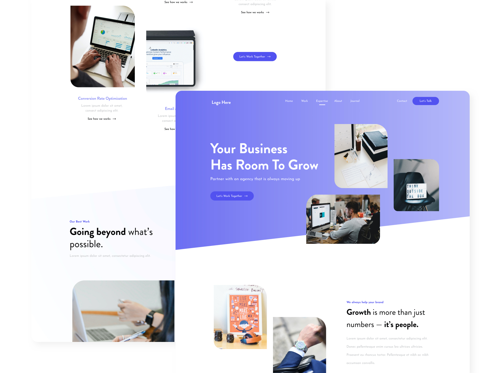 Landing Page | UI UX Designer by Azis Maliek® on Dribbble