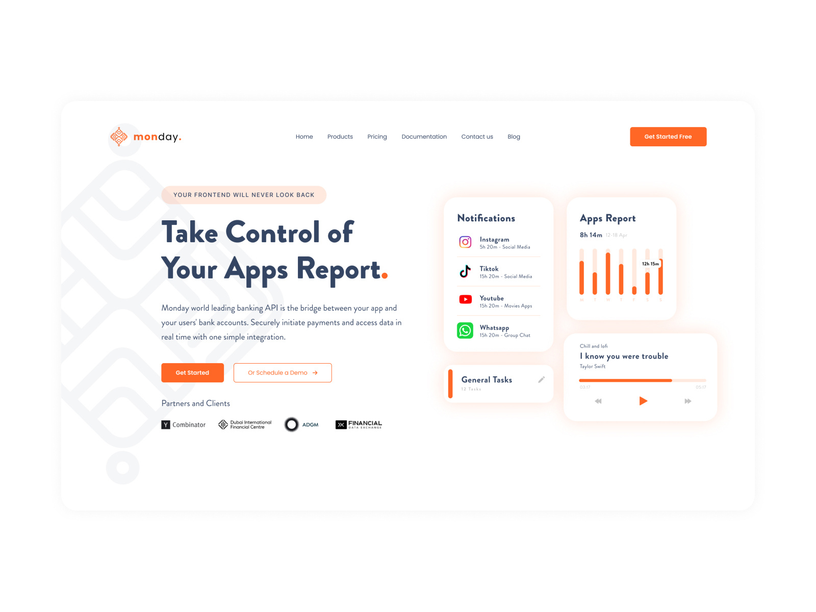 SAAS Landing page design | UI Design by Azis Maliek® on Dribbble