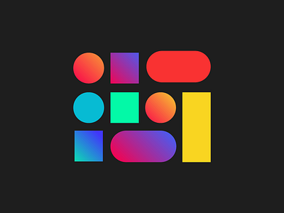 100 Degrés colors flash gradient light motion shape