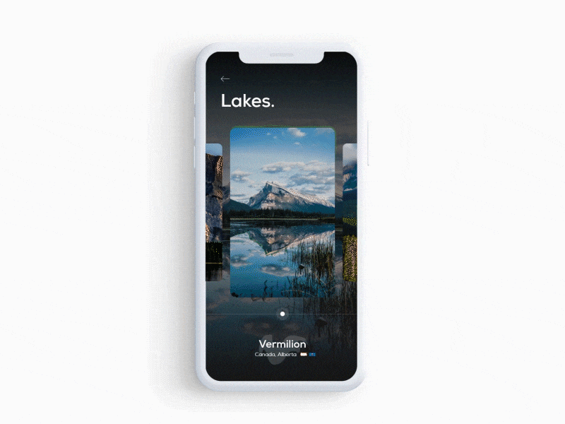 Lakes App. 🏞️ animation app lakes morph mountain