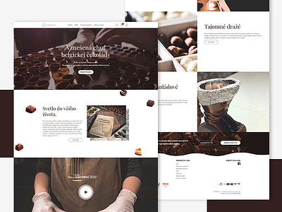 Chocolaterie webdesign