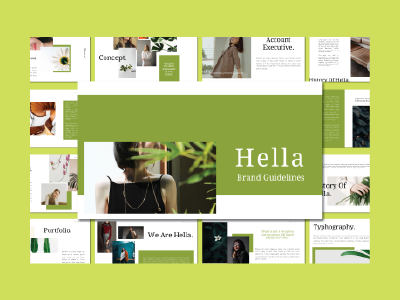 Hella Brand Guidelines best template design
