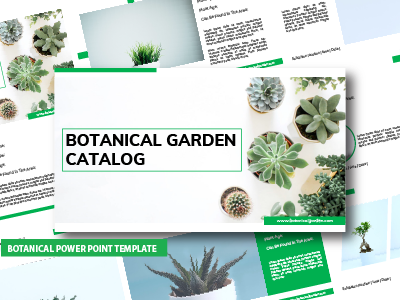 Botanical Garden Power Point Template