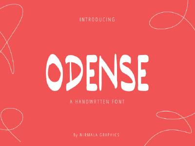 Odense Handwritten Font