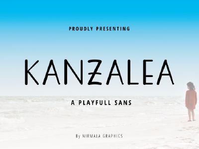 KANZALEA child font font awesome font design font family fonts hand drawn handlettering handwritten handwritting kanzalea playfull playfull font sans serif sans serif font sanserif script font