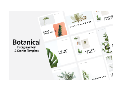 Botanical Instagram Template