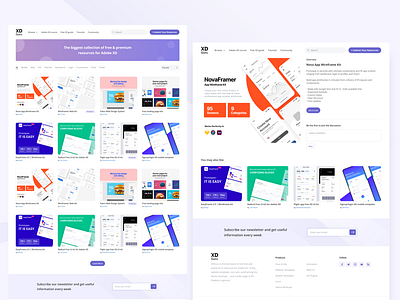 XD guru redesign design landing page ui ui ui challenge