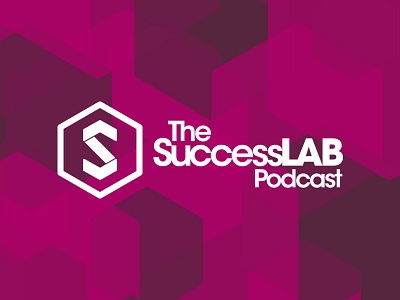 SuccessLab Podcast Cover flat hexagon icon identity logo mark podcast polygon s success lab texture