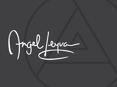 Angel Leyva Photography aperture icon logo logo styles mark pattern photography script signature