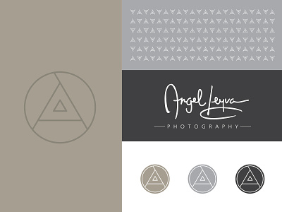 Angel Leyva Photography aperture branding icon identity logo logo styles mark pattern photography script signature