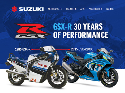 Suzuki // 30 years GSX-R action sports email gsxr motorcycle racing road suzuki