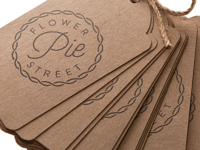 Flower Street Pie // Stamp & Kraft Tags