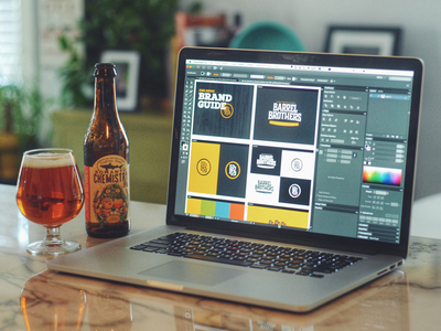 Barrel Brothers :: Brand Guide beer brand guide branding brewery craft beer identity logo style guide