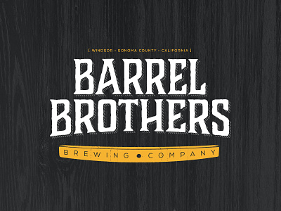 Barrel Brothers Brewing Company :: Logo barrel brothers beer branding brewery craft beer identity logo