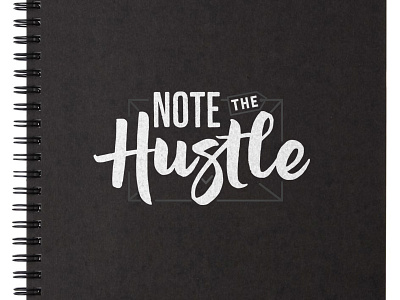 Note The Hustle badge branding envelope hang tag hustle logo note notebook seal star tag wordmark